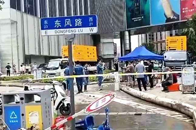 乐鱼在线登录入口官网-乐鱼(中国)排涝突击队在排涝现场